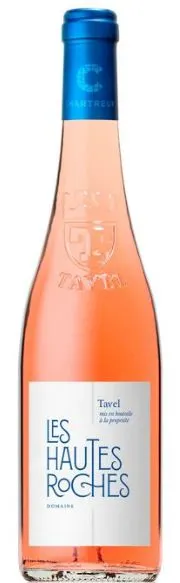 SCA CELLIER DES CHARTREUX (PUJAUT) Domaine Les Hautes Roches, Rosado, 2021, Tavel. Imagen de botella