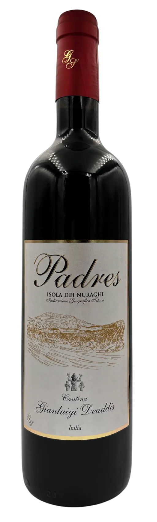 Cantina Gianluigi Deaddis Az. Agr. Deaddis S.S. Cantina Gianluigi Deaddis, Padres, Red, 2020, Isola dei Nuraghi. Bottle image