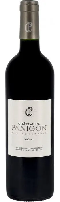 D.W.L. FRANCE Château De Panigon, Rouge, 2018, Médoc. Image de la bouteille