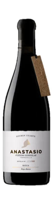 EGUREN UGARTE, SA. ANASTASIO, Rot, 2017, Rioja. Flaschenabbildung