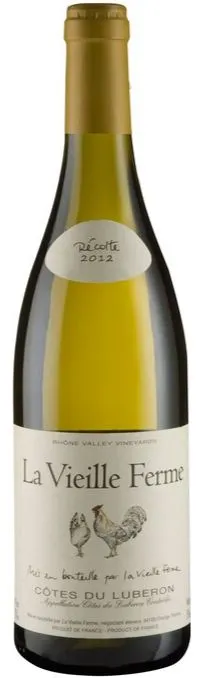A. PERRIN ET FILS La Vieille Ferme, White, 2012, Côtes du Rhône. Bottle image