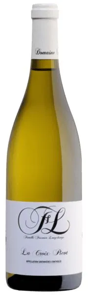 CHATEAU DE CHAMBOUREAU (ROCHEFORT-SUR-LOIRE) Famille Fournier Longchamps, La Croix Picot, Blanco, 2018, Savennières. Imagen de botella