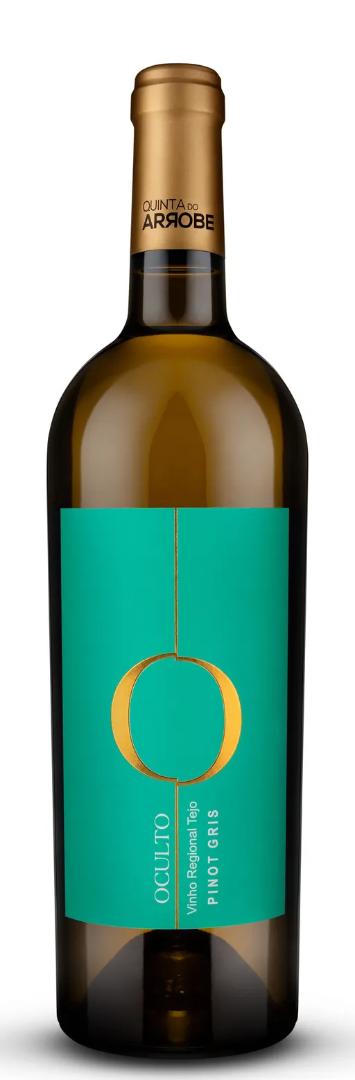 Quinta do Arrobe Oculto, Pinot Gris, Bianco, 2021, Tejo. Immagine della bottiglia