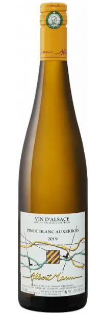 ALBERT MANN, Pinot Blanc Auxerrois, Weiß, 2019, Alsace. Flaschenabbildung