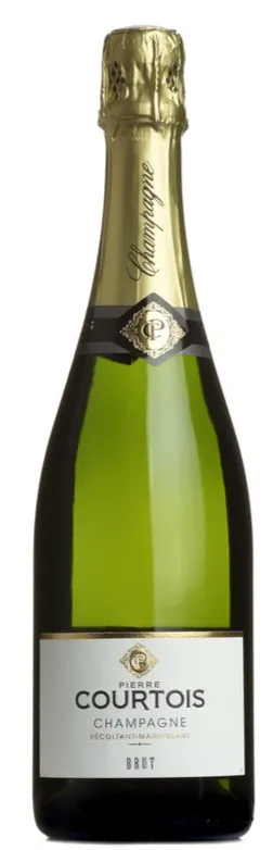 CHAMPAGNE PIERRE COURTOIS, Blanc, NV, Champagne. Image de la bouteille