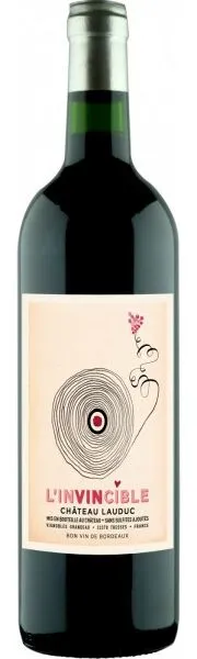 Domaines Laujac L'INVINCIBLE CHATEAU LAUDUC, Rouge, 2019, Bordeaux. Image de la bouteille