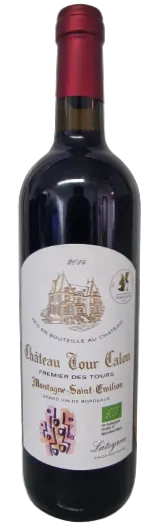 SCEA PAUL ET CLAUDE LATEYRON Château Tour Calon Premier des Tours, Red, 2014, Montagne-Saint-Emilion. Bottle image