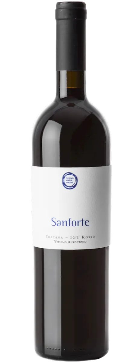 TENUTA DI POGGIO S.R.L. SOCIETA' AGRICOLA COSIMO MARIA MASINI, Sanforte, Rouge, 2020, Toscano / Toscana. Image de la bouteille