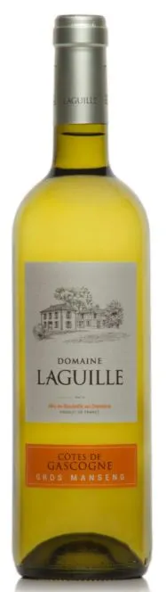 Domaine Laguille, Gros Manseng, Bianco, 2019, Côtes de Gascogne. Immagine della bottiglia