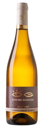 Bodegas El Progreso OJOS DEL GUADIANA Chardonnay Roble Still White Dry NS DO La Mancha 750ML