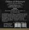 Château de Brégançon, Cru Classé, Rosé, 2022, Côtes de Provence. Back label