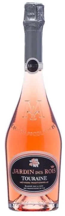 PRODUCTEURS DE MONTLOUIS JARDIN DES ROIS, Rosé, NV, Touraine. Image de la bouteille
