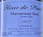 SYLVAIN PATAILLE Fleur de Pinot, Rosado, 2017, Marsannay. Etiqueta frontal