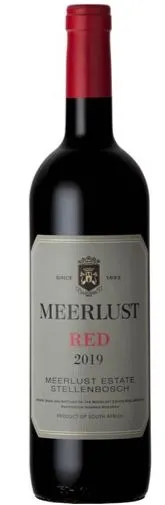 Meerlust, Red, 2019, Stellenbosch. Bottle image