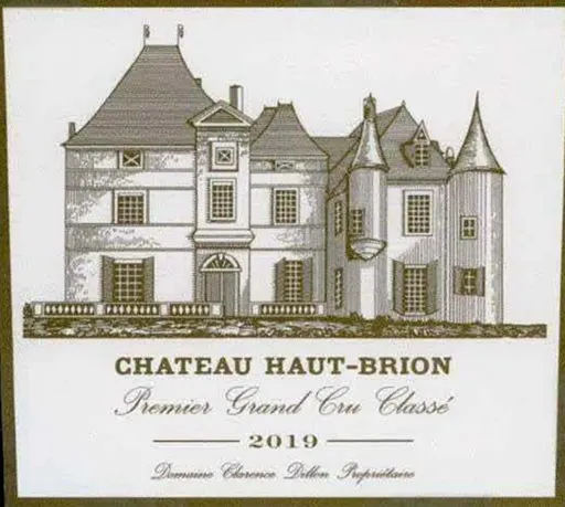 CHATEAU HAUT-BRION (PESSAC) Château Haut-Brion, Premier Grand Cru Classé, Tinto, 2019, Pessac-Léognan. Etiqueta frontal