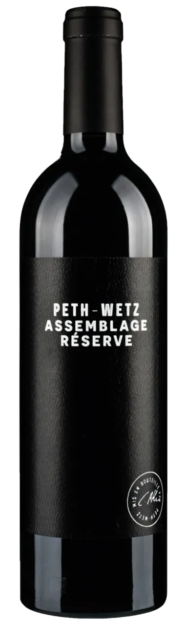 Peth-Wetz, Assemblage Réserve, Rouge, 2020. Image de la bouteille
