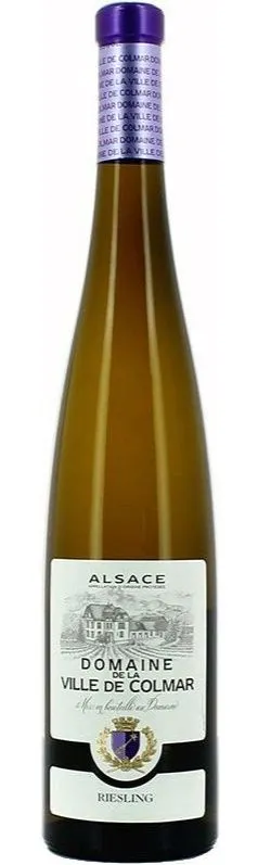 Domaine Viticole De La Ville De Colmar, Riesling, White, 2018, Alsace. Bottle image