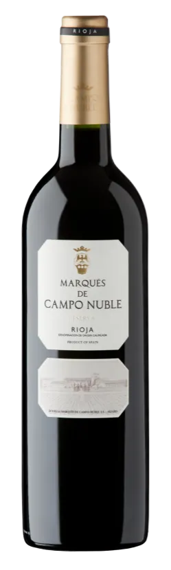 NUBORI SOCIEDAD LIMITADA. MARQUÉS DE CAMPO NUBLE, Reserva, Red, 2014, Rioja. Bottle image