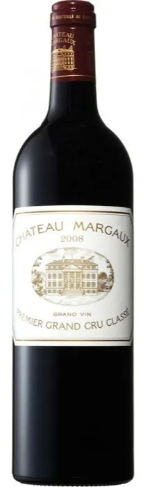 Château Margaux, Premier Grand Cru Classé, Rouge, 2008, Margaux. Image de la bouteille