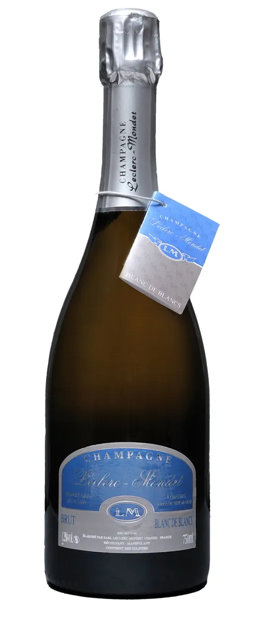 Champagne Leclerc-Mondet, BLANC DE BLANCS, Blanc, NV, Champagne. Image de la bouteille