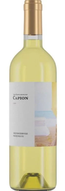 Château Capion LES FANTAISIES DE CAPION, Blanco, 2021, Pays d'Oc. Imagen de botella