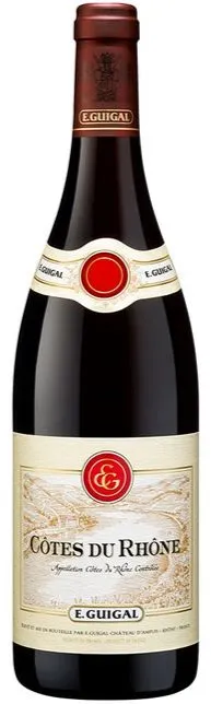 E.GUIGAL (AMPUIS) E.GUIGAL, Rosso, 2019, Côtes du Rhône. Immagine della bottiglia