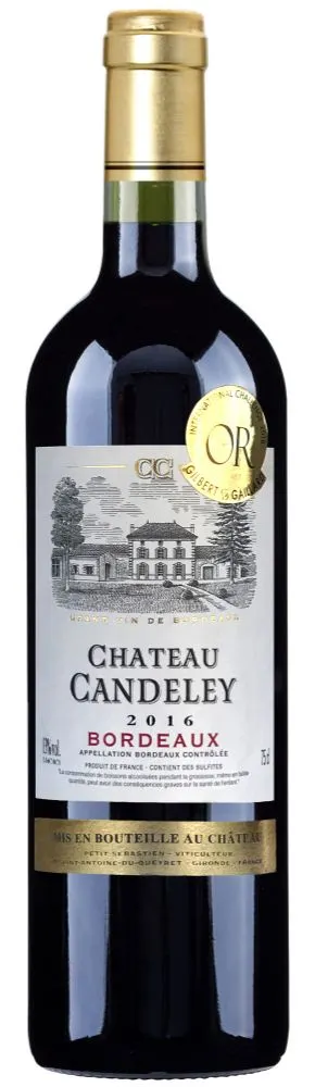 FREDERIKE PETIT Chateau Candeley, Red, 2016, Bordeaux. Bottle image