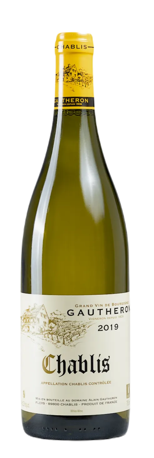 Gautheron, Blanc, 2019, Chablis. Image de la bouteille