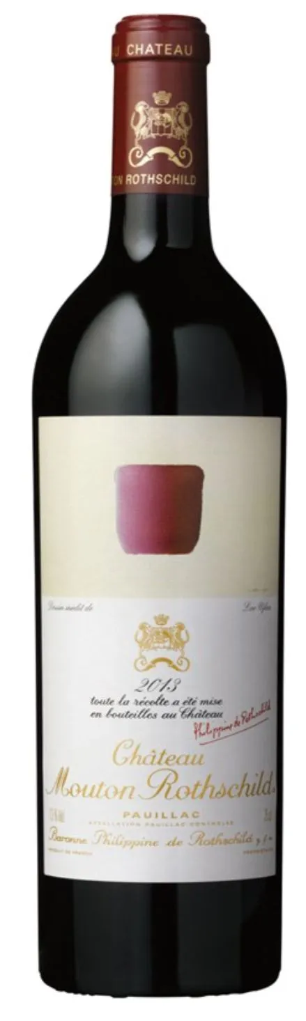 Château Mouton Rothschild, Premier Grand Cru Classé, Rosso, 2013, Pauillac. Immagine della bottiglia