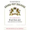 SOCIETE CIVILE CHATEAU GRAND PUY DUCASSE (PAUILLAC) Château Grand-Puy Ducasse, Cinquième Cru Classé, Red, 2012, Pauillac. Front label