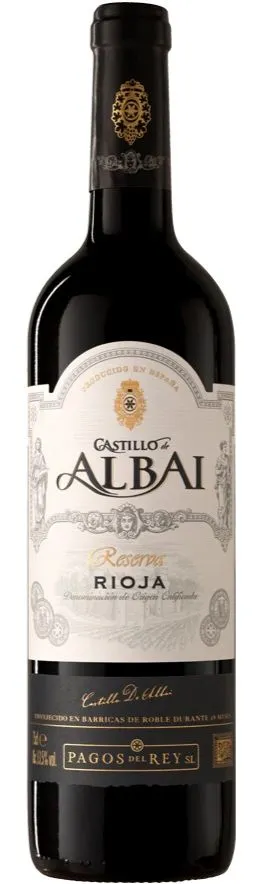 PAGOS DEL REY SL Castillo de Albai, Reserva, Rot, 2015, Rioja. Flaschenabbildung