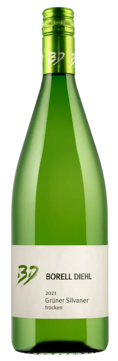 Borell-Diehl, Grüner Silvaner, Blanco, 2021, Pfalz. Imagen de botella