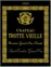 SOCIETE CIVILE DU CHATEAU TROTTEVIEILLE Château Trotte Vieille, Premier Grand Cru Classe, Rouge, 2020, Saint-Emilion grand cru. Étiquette