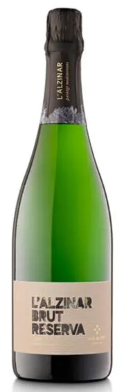 VINS EL CEP SL L'ALZINAR, Reserva, Blanco, 2017, Cava. Imagen de botella