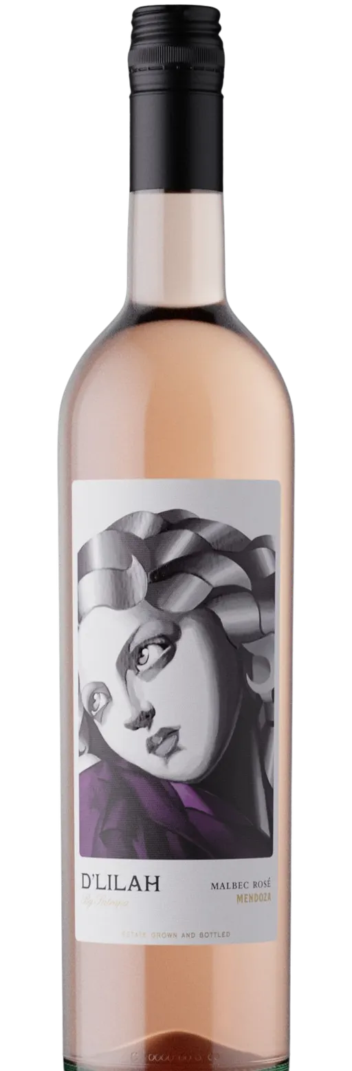 SATRAPA D'LILAH, MALBEC, Rosé, 2023. Image de la bouteille