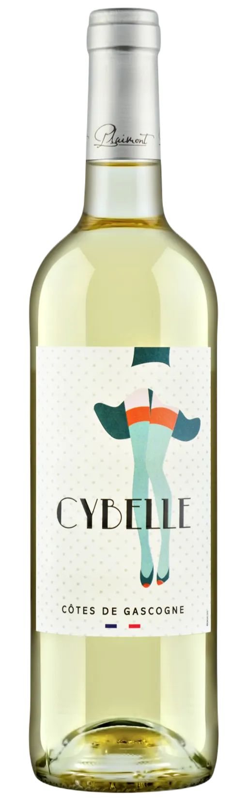 PLAIMONT DIT PRODUCTEURS VIGNOBLE DE GASCOGNE DIT VIGNERONS RECOLTANTS DU VIC-BILH DIT PLAIMONT TERROIRS & C (SAINT-MONT) CYBELLE, Weiß, NV, Côtes de Gascogne. Flaschenabbildung
