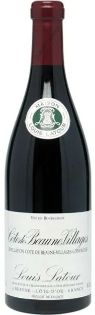 Louis Latour, Tinto, 2018, Côte de Beaune-Villages. Imagen de botella