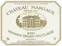 SCA CHATEAU MARGAUX Château Margaux, Premier Grand Cru Classé, Tinto, 2000, Margaux. Etiqueta frontal