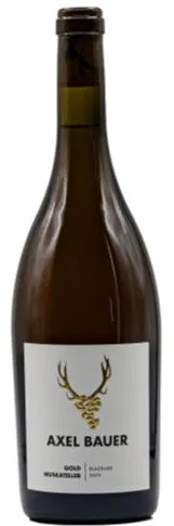 Axel Bauer, Goldmuskateller Blacklist, White, 2019, Badischer Landwein. Bottle image