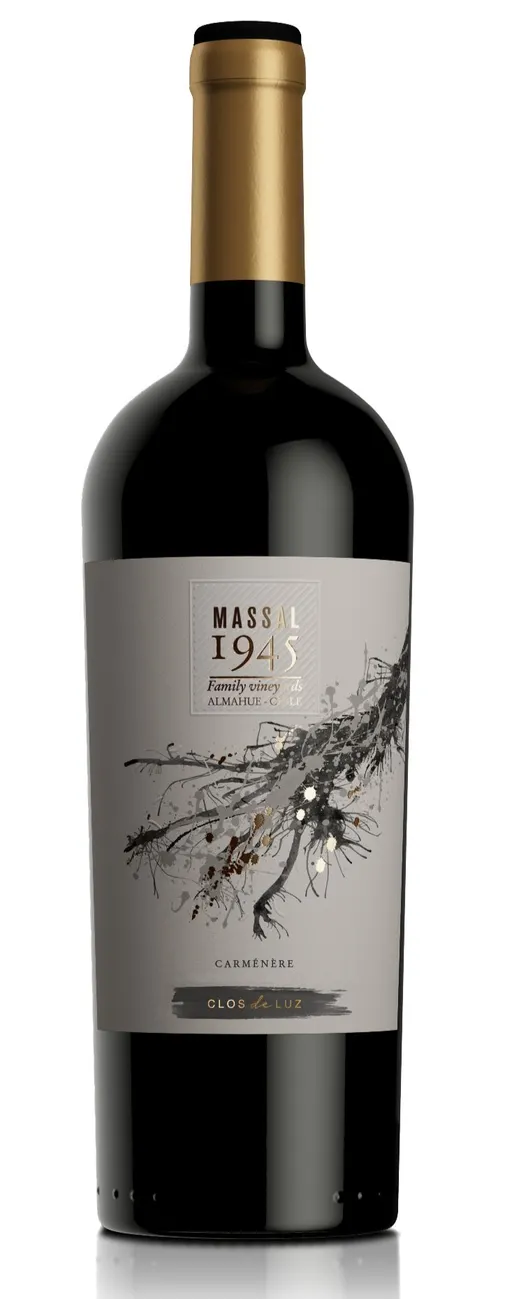 Clos de Luz Massal 1945, Rouge, 2021, Valle del Rapel. Image de la bouteille