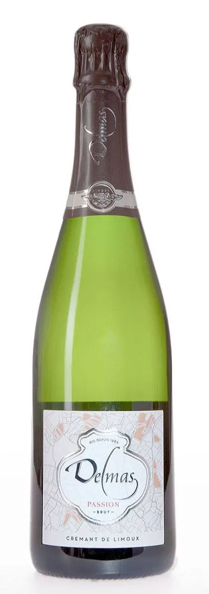 Domaine Delmas Passion, White, NV, Crémant de Limoux. Bottle image