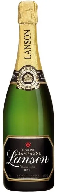 Champagne Lanson Lanson, Le Black Label, Blanc, NV, Champagne. Image de la bouteille