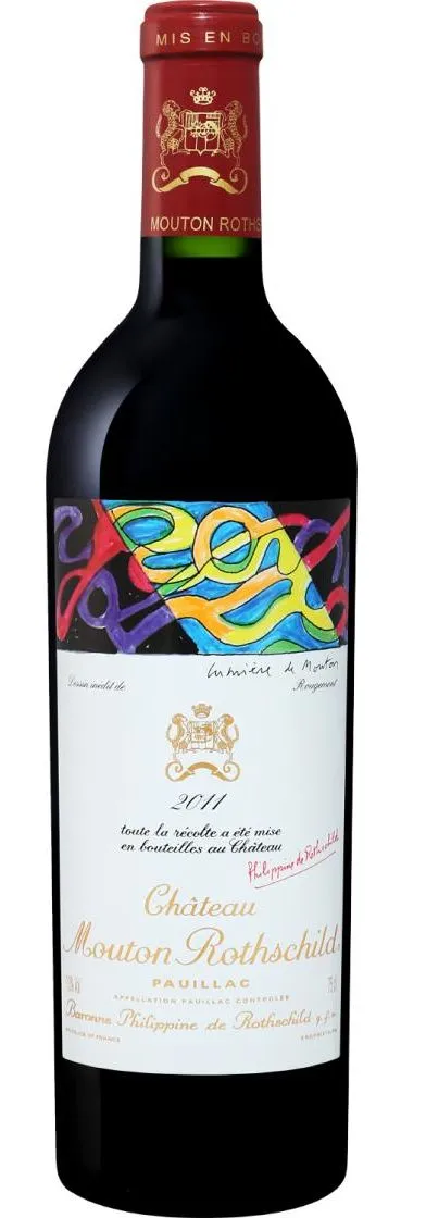 Château Mouton Rothschild, Premier Grand Cru Classé, Rosso, 2011, Pauillac. Immagine della bottiglia