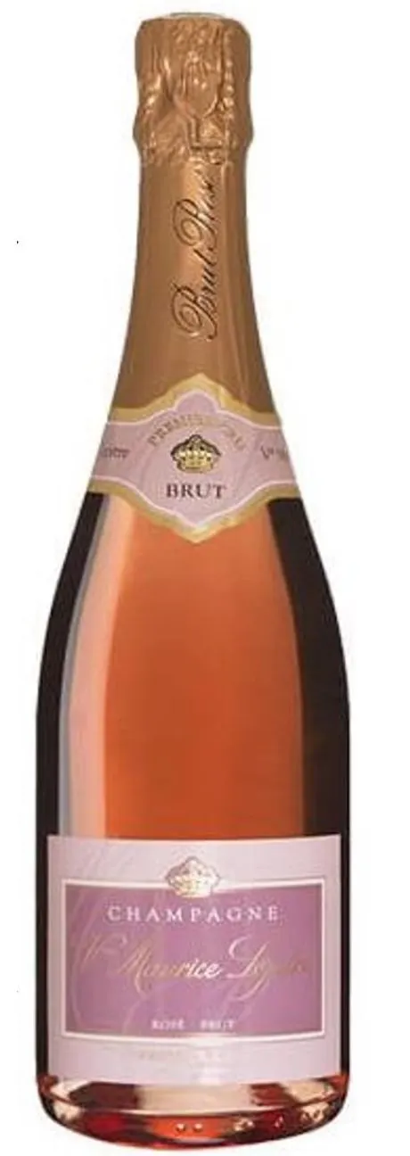 Champagne Vve Maurice Lepitre, Rosé, NV, Champagne premier cru. Image de la bouteille