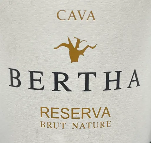 JOSEP TORRES SIBILL SL. BERTHA, Reserva, Blanco, 2020, Cava. Etiqueta frontal