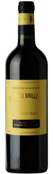 CHATEAU BRILLETTE (MOULIS-EN-MEDOC) Comte du Perier de Larsan, Rouge, 2015, Moulis ou Moulis-en-Médoc. Image de la bouteille