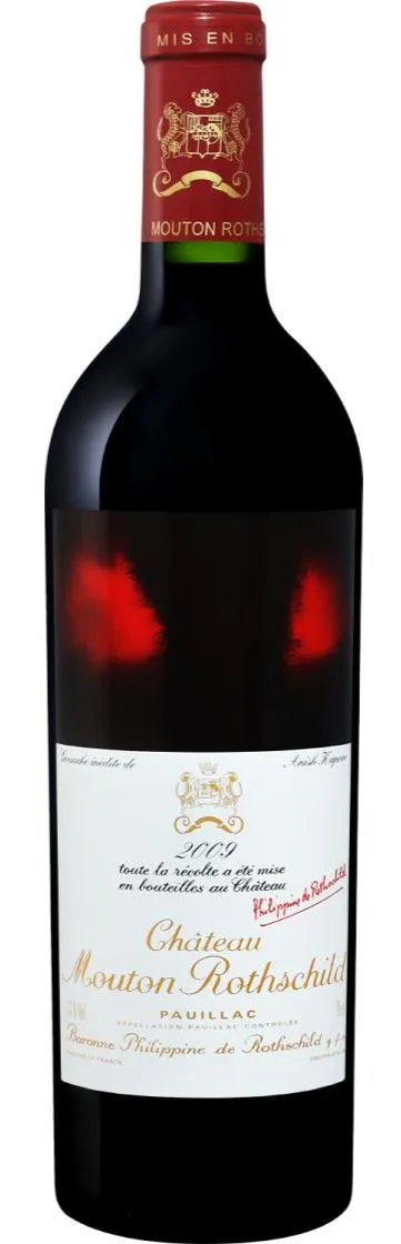 Château Mouton Rothschild, Premier Grand Cru Classé, Rosso, 2009, Pauillac. Immagine della bottiglia