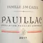 CHATEAU LYNCH BAGES Famille JM Cazes, Rosso, 2017, Pauillac. Etichetta frontale