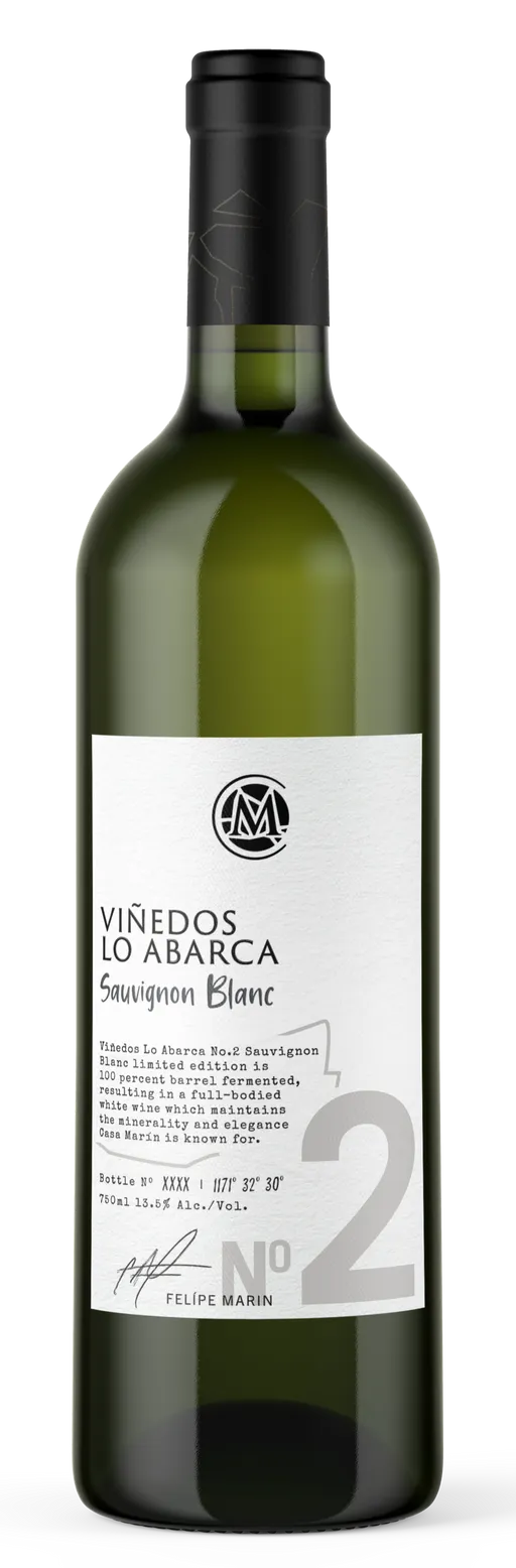 Vina Casa Marin Limitada VIÑEDOS LO ABARCA, N2, White, 2018, Lo Abarca. Bottle image