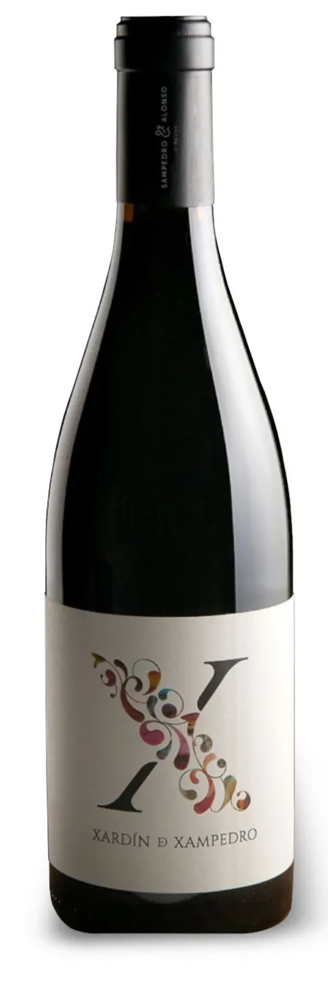 VIÑEDOS SAMPEDRO Y ALONSO SOCIEDAD LIMITADA. XARDIN DE XAMPEDRO, VINO DE PARAJE, Crianza, Rosso, 2019, Bierzo. Immagine della bottiglia